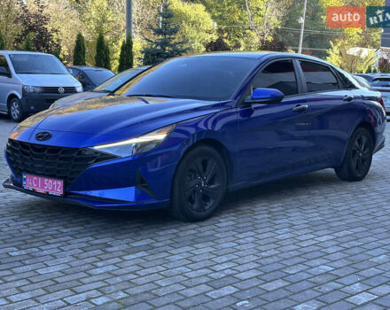 Синий Хендай Элантра, объемом двигателя 2 л и пробегом 119 тыс. км за 15500 $, фото 1 на Automoto.ua
