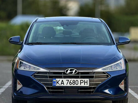 Синій Хендай Елантра, об'ємом двигуна 2 л та пробігом 48 тис. км за 14300 $, фото 1 на Automoto.ua