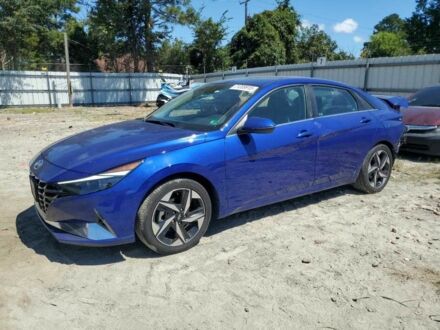 Синий Хендай Элантра, объемом двигателя 1.6 л и пробегом 54 тыс. км за 5100 $, фото 1 на Automoto.ua