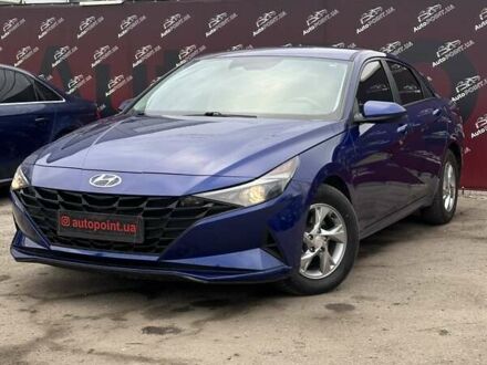 Синий Хендай Элантра, объемом двигателя 2 л и пробегом 118 тыс. км за 15000 $, фото 1 на Automoto.ua
