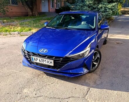 Синий Хендай Элантра, объемом двигателя 2 л и пробегом 25 тыс. км за 21700 $, фото 1 на Automoto.ua