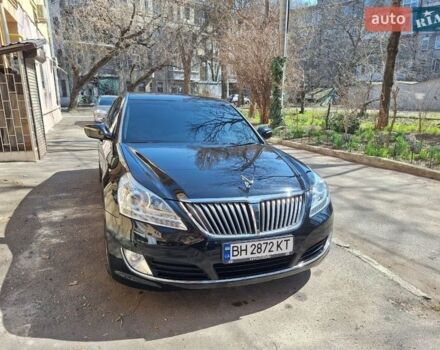 Черный Хендай Экус, объемом двигателя 3.8 л и пробегом 107 тыс. км за 17600 $, фото 1 на Automoto.ua