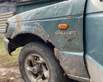 Зеленый Хендай Галлопер, объемом двигателя 2.5 л и пробегом 270 тыс. км за 2000 $, фото 7 на Automoto.ua