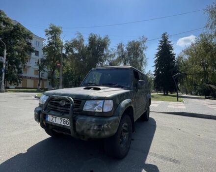 Зеленый Хендай Галлопер, объемом двигателя 2.5 л и пробегом 250 тыс. км за 2908 $, фото 1 на Automoto.ua