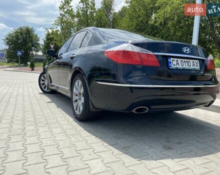 Черный Хендай Генезис, объемом двигателя 3.8 л и пробегом 220 тыс. км за 9500 $, фото 6 на Automoto.ua