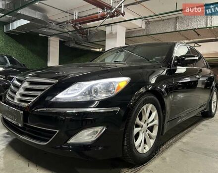 Черный Хендай Генезис, объемом двигателя 3.8 л и пробегом 222 тыс. км за 9999 $, фото 4 на Automoto.ua