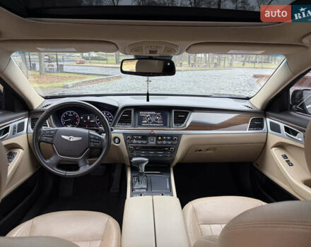 Черный Хендай Генезис, объемом двигателя 3.78 л и пробегом 125 тыс. км за 18999 $, фото 9 на Automoto.ua