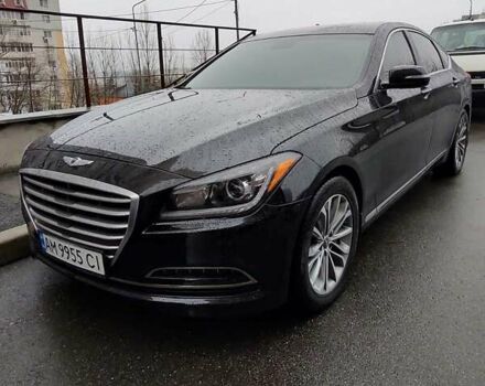 Чорний Хендай Генезис, об'ємом двигуна 3.78 л та пробігом 140 тис. км за 14500 $, фото 7 на Automoto.ua