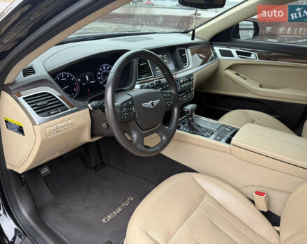 Черный Хендай Генезис, объемом двигателя 3.78 л и пробегом 125 тыс. км за 18999 $, фото 10 на Automoto.ua