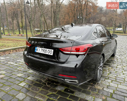 Черный Хендай Генезис, объемом двигателя 3.78 л и пробегом 125 тыс. км за 18999 $, фото 16 на Automoto.ua