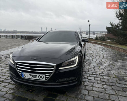 Черный Хендай Генезис, объемом двигателя 3.78 л и пробегом 125 тыс. км за 18999 $, фото 13 на Automoto.ua