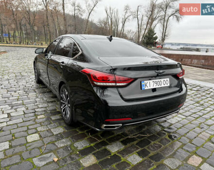 Черный Хендай Генезис, объемом двигателя 3.78 л и пробегом 125 тыс. км за 18999 $, фото 12 на Automoto.ua