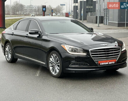 Чорний Хендай Генезис, об'ємом двигуна 3.78 л та пробігом 146 тис. км за 13500 $, фото 2 на Automoto.ua