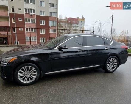 Чорний Хендай Генезис, об'ємом двигуна 3.78 л та пробігом 140 тис. км за 14500 $, фото 3 на Automoto.ua