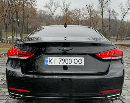 Черный Хендай Генезис, объемом двигателя 3.78 л и пробегом 125 тыс. км за 18999 $, фото 2 на Automoto.ua