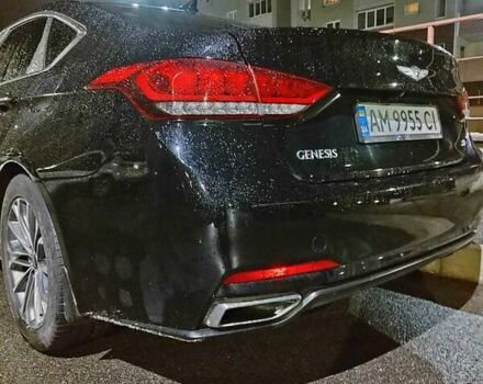 Чорний Хендай Генезис, об'ємом двигуна 3.78 л та пробігом 140 тис. км за 14500 $, фото 5 на Automoto.ua