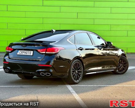 Черный Хендай Генезис, объемом двигателя 3.3 л и пробегом 140 тыс. км за 26900 $, фото 2 на Automoto.ua