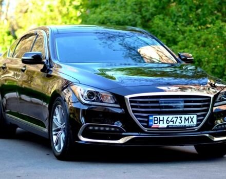 Черный Хендай Генезис, объемом двигателя 3.8 л и пробегом 63 тыс. км за 32000 $, фото 12 на Automoto.ua