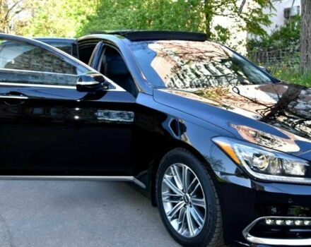 Черный Хендай Генезис, объемом двигателя 3.8 л и пробегом 63 тыс. км за 32000 $, фото 16 на Automoto.ua