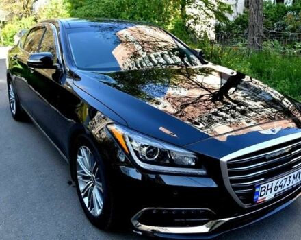 Черный Хендай Генезис, объемом двигателя 3.8 л и пробегом 63 тыс. км за 32000 $, фото 8 на Automoto.ua