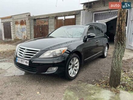 Хендай Генезис 2008 в Белой Церкве на Automoto.ua Черный Хендай Генезис, объемом двигателя 3.8 л и пробегом 300 тыс. км за 8500 $, фото 1 на Automoto.ua