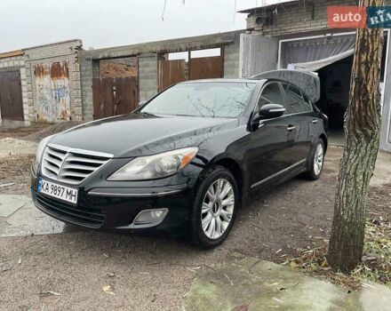 Чорний Хендай Генезис, об'ємом двигуна 3.8 л та пробігом 300 тис. км за 8500 $, фото 1 на Automoto.ua