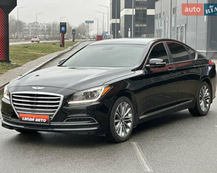 Чорний Хендай Генезис, об'ємом двигуна 3.78 л та пробігом 146 тис. км за 13500 $, фото 1 на Automoto.ua