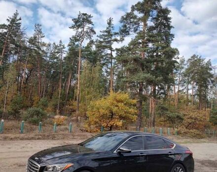 Чорний Хендай Генезис, об'ємом двигуна 3.78 л та пробігом 140 тис. км за 14500 $, фото 1 на Automoto.ua