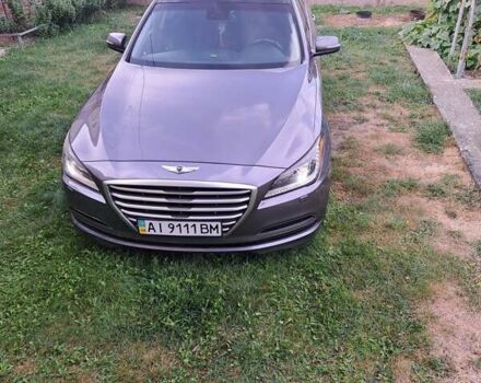 Серый Хендай Генезис, объемом двигателя 3.78 л и пробегом 197 тыс. км за 16999 $, фото 1 на Automoto.ua