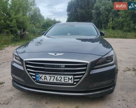 Серый Хендай Генезис, объемом двигателя 3.8 л и пробегом 104 тыс. км за 28000 $, фото 1 на Automoto.ua