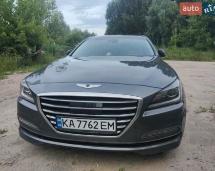 Серый Хендай Генезис, объемом двигателя 3.8 л и пробегом 104 тыс. км за 28000 $, фото 1 на Automoto.ua