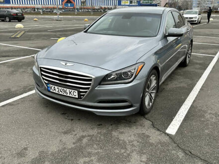 Серый Хендай Генезис, объемом двигателя 3.78 л и пробегом 99 тыс. км за 15000 $, фото 1 на Automoto.ua