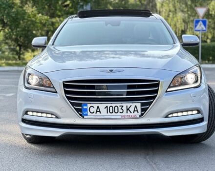 Серый Хендай Генезис, объемом двигателя 3.8 л и пробегом 85 тыс. км за 23800 $, фото 1 на Automoto.ua