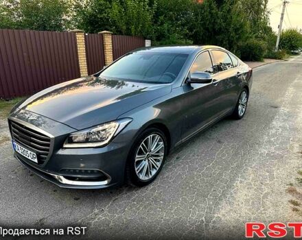 Серый Хендай Генезис, объемом двигателя 3.3 л и пробегом 67 тыс. км за 22900 $, фото 1 на Automoto.ua