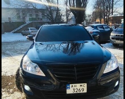 Синий Хендай Генезис, объемом двигателя 3.8 л и пробегом 290 тыс. км за 7800 $, фото 1 на Automoto.ua