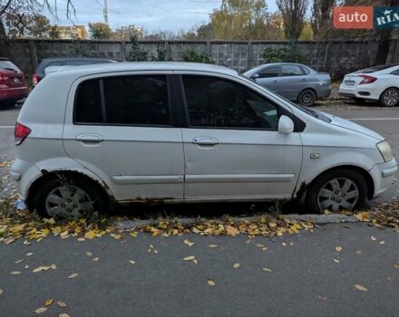 Белый Хендай Гетц, объемом двигателя 1.4 л и пробегом 251 тыс. км за 2800 $, фото 7 на Automoto.ua