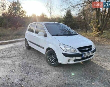 Белый Хендай Гетц, объемом двигателя 1.4 л и пробегом 220 тыс. км за 3200 $, фото 1 на Automoto.ua