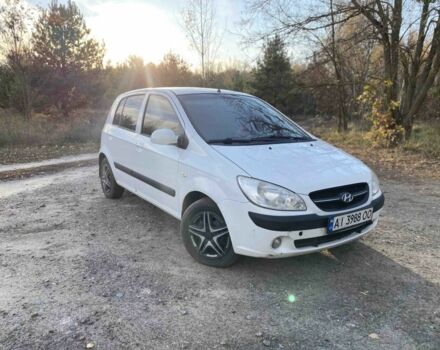 Белый Хендай Гетц, объемом двигателя 1.4 л и пробегом 220 тыс. км за 3200 $, фото 2 на Automoto.ua