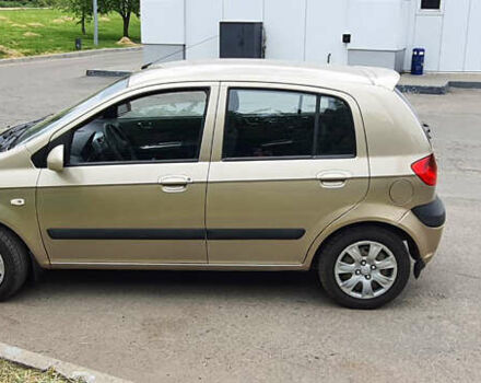 Бежевый Хендай Гетц, объемом двигателя 1.4 л и пробегом 145 тыс. км за 3800 $, фото 4 на Automoto.ua