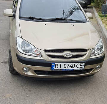 Бежевый Хендай Гетц, объемом двигателя 1.4 л и пробегом 145 тыс. км за 3800 $, фото 1 на Automoto.ua