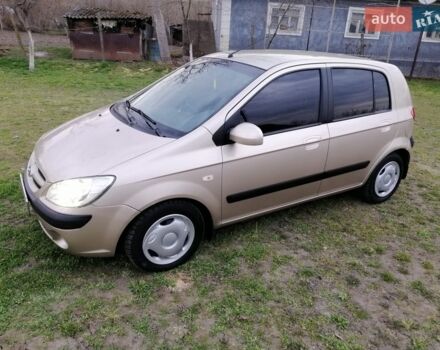 Бежевий Хендай Гетц, об'ємом двигуна 1.4 л та пробігом 187 тис. км за 4890 $, фото 1 на Automoto.ua