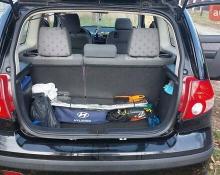 Черный Хендай Гетц, объемом двигателя 1.09 л и пробегом 247 тыс. км за 3700 $, фото 10 на Automoto.ua