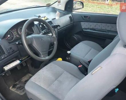 Черный Хендай Гетц, объемом двигателя 1.09 л и пробегом 247 тыс. км за 3700 $, фото 5 на Automoto.ua