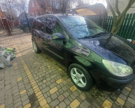 Черный Хендай Гетц, объемом двигателя 1.6 л и пробегом 164 тыс. км за 3900 $, фото 2 на Automoto.ua