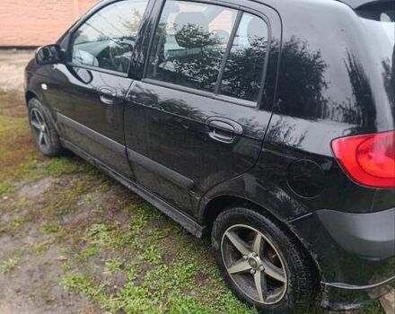 Чорний Хендай Гетц, об'ємом двигуна 1.49 л та пробігом 227 тис. км за 4300 $, фото 3 на Automoto.ua