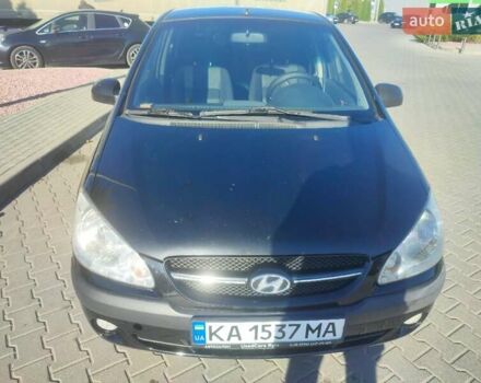 Черный Хендай Гетц, объемом двигателя 1.4 л и пробегом 212 тыс. км за 3300 $, фото 1 на Automoto.ua