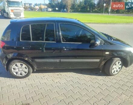 Черный Хендай Гетц, объемом двигателя 1.4 л и пробегом 212 тыс. км за 3300 $, фото 3 на Automoto.ua