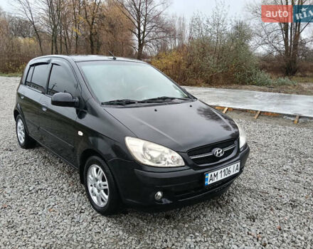 Чорний Хендай Гетц, об'ємом двигуна 1.49 л та пробігом 220 тис. км за 4400 $, фото 4 на Automoto.ua