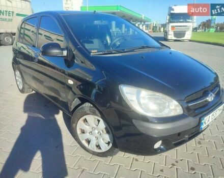 Черный Хендай Гетц, объемом двигателя 1.4 л и пробегом 212 тыс. км за 3300 $, фото 2 на Automoto.ua