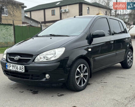 Чорний Хендай Гетц, об'ємом двигуна 1.4 л та пробігом 182 тис. км за 4400 $, фото 3 на Automoto.ua